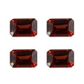 Set of 4 AA Mozambique Garnet (Oct 6x4 mm) 2.51 ctw - Sticky add to cart bar