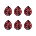 Set of 6 AA Mozambique Garnet (Pear 5x4 mm) 2.33 ctw - Sticky add to cart bar