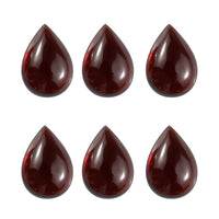 Set of 6 AA Mozambique Garnet (Pear 7x5 mm) 4.47 ctw