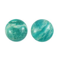 Amazonite Set of 2 (Rnd 6 mm) 1.63 ctw