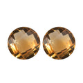 Set of 2 AA Brazilian Citrine (Rnd 8 mm) 3.21 ctw - Sticky add to cart bar