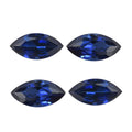 Set of 4 Lab Created Blue Sapphire (Mrq 6x3 mm) 1.08 ctw - Sticky add to cart bar