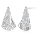 D'Joy Passport to Turkey White Zircon 1.15 ctw Earrings in 18K Vermeil Yellow Gold Over Sterling Silver - Sticky add to cart bar