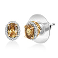 D'Joy Golden Turkizite and Diamond 1.20 ctw Earrings in 18K Vermeil Yellow Gold Over Sterling Silver - Sticky add to cart bar