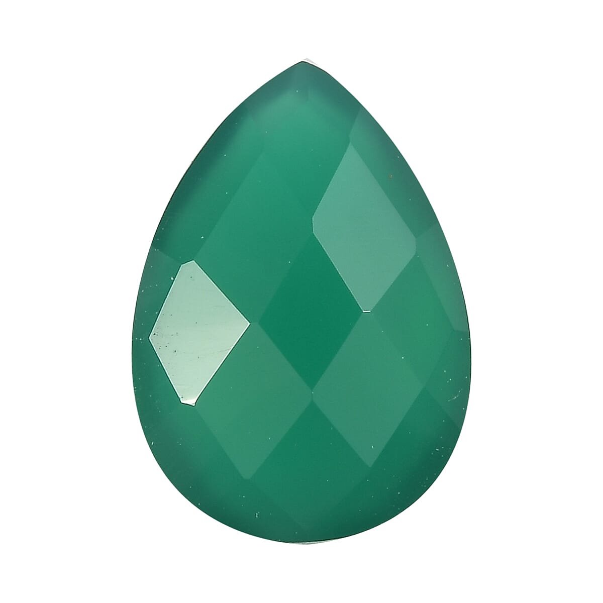 Green Onyx (Pear 10x7 mm) 1.64 ctw