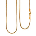 Doorbuster D'Joy Bali Legacy 22K Vermeil YG Over Sterling Silver Tulang Naga Chain Necklace (20 Inches) (16.60 g) - Sticky add to cart bar
