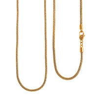 Doorbuster D'Joy Bali Legacy 22K Vermeil YG Over Sterling Silver Tulang Naga Chain Necklace (20 Inches) (16.60 g)