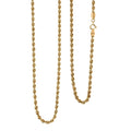 2.70mm Rope Chain Necklace in 10K Yellow Gold 3.10 Grams 20 Inches - Sticky add to cart bar