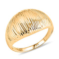10K Yellow Gold Sunbeam Dome Ring (Size 9.0) (2 g) - Sticky add to cart bar