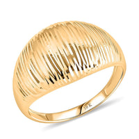 10K Yellow Gold Sunbeam Dome Ring (Size 9.0) (2 g)