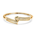 D'Joy Chrome Diopside 0.25 ctw Bangle Bracelet in 18K Vermeil Yellow Gold Over Sterling Silver (6.50 In) - Sticky add to cart bar