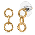 D'Joy Passport to Israel Earrings in 18K Vermeil Yellow Over Sterling Silver 2.35 Grams - Sticky add to cart bar
