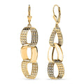 D'Joy Passport to Turkey Dangle Earrings in 18K Vermeil Yellow Gold Over Sterling Silver 7.60 Grams - Sticky add to cart bar