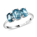 D'Joy Mozambique Garnet Ring in Rhodium Over Sterling Silver (Size 6.0) 2.10 ctw - Sticky add to cart bar
