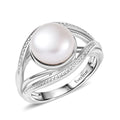 EverTrue Freshwater Pearl Ring in Platinum Bond (Size 8.0) - Sticky add to cart bar