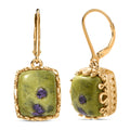 EverTrue Tasmanian Stichtite 13.35 ctw Earthborn Crown Majesty Earrings in 18K YG Plated - Sticky add to cart bar