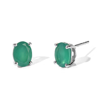 EverTrue Verde Onyx Earrings in Platinum Bond 2.20 ctw