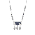 D'Joy Passport to Israel Artisan Crafted White Buffalo 27.50 ctw Necklace in Sterling Silver 18 Inches - Sticky add to cart bar