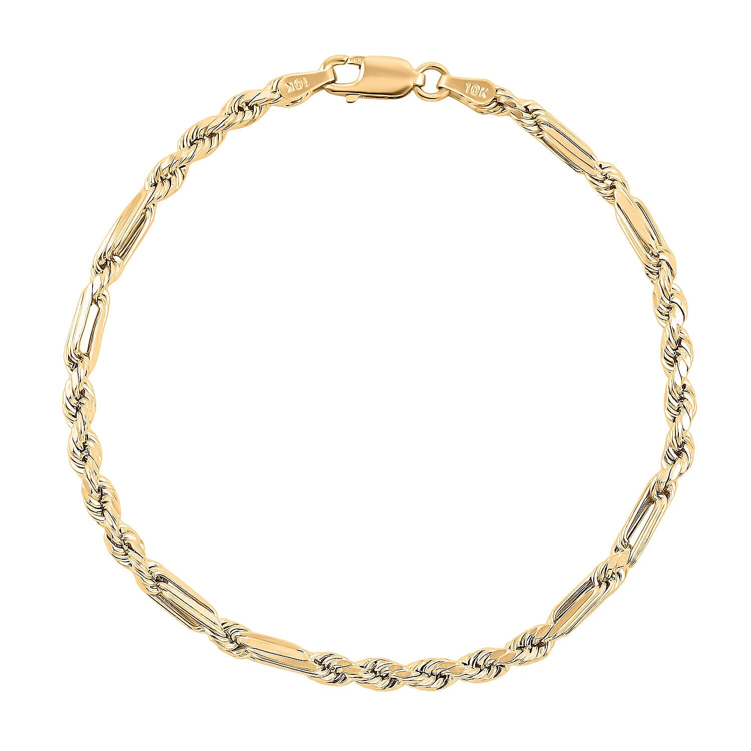 4mm Milano Chain Bracelet in 10K Yellow Gold (8.00 In) 3.13 Grams