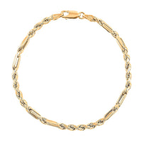 4mm Milano Chain Bracelet in 10K Yellow Gold (8.00 In) 3.13 Grams