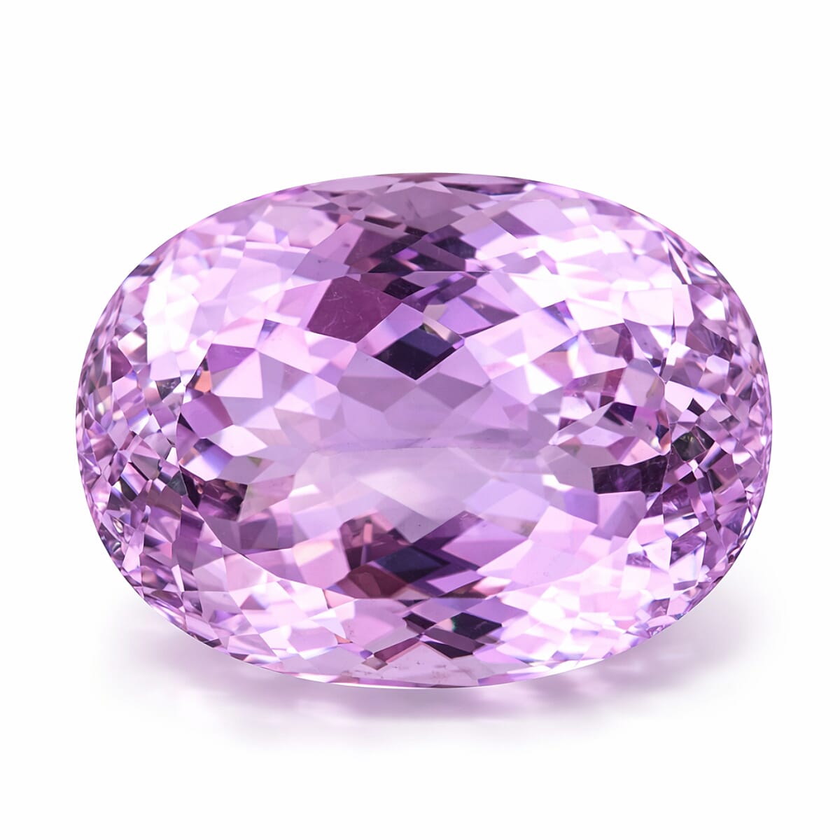 Certified and Appraised AAAA Patroke Kunzite (Oval Free Size) 129.50 ctw