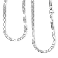 D'Joy Layering Box Chain Necklace in Sterling Silver 18 Grams 20 Inches
