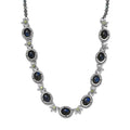 EverTrue AAA Malagasy Labradorite, Hebei Peridot Floral Necklace in Platinum Bond 23.10 ctw (18 Inches) - Sticky add to cart bar