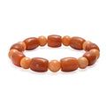 Red Aventurine 200.00 ctw Beaded Stretch Bracelet - Sticky add to cart bar