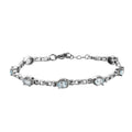 EverTrue Sky Blue Topaz 4.10 ctw Bracelet in Stainless Steel (7.00 In) - Sticky add to cart bar