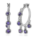 EverTrue Simulated Diamond Earrings in Stainless Steel 8.35 ctw - Sticky add to cart bar