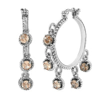EverTrue Simulated Diamond Earrings in Stainless Steel 8.35 ctw