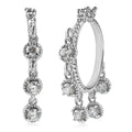 EverTrue Simulated Diamond Earrings in Stainless Steel 8.35 ctw - Sticky add to cart bar