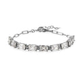 EverTrue Simulated Blue Diamond Bracelet in Stainless Steel (6.50 In) 12.65 ctw - Sticky add to cart bar