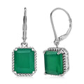 EverTrue Verde Onyx Earrings in Platinum Bond 6.30 ctw - Sticky add to cart bar