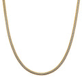 Flat Curb Chain Necklace in ION Plated YG and Stainless Steel 20-22 Inches - Sticky add to cart bar
