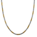 Two-tone Palma Chain Necklace in ION Plated YG and Stainless Steel 20-22 Inches - Sticky add to cart bar
