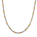 Two-tone Pop Chain Necklace in ION Plated YG and Stainless Steel 20-22 Inches - Sticky add to cart bar