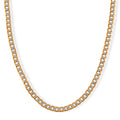 Cuban Link Chain Necklace in ION Plated YG and Stainless Steel 20-22 Inches - Sticky add to cart bar