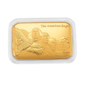 24K Yellow Gold The American Eagle Freedom's Flight Emboss Sheet 10mg - Sticky add to cart bar