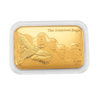24K Yellow Gold The American Eagle Freedom's Flight Emboss Sheet 10mg