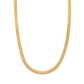 Herringbone Chain Necklace in ION Plated YG and Stainless Steel 20-22 Inches - Sticky add to cart bar
