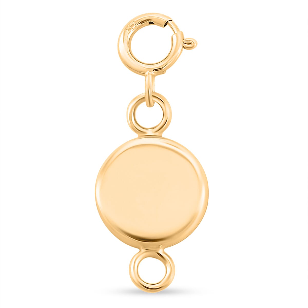 14K White Gold Magnetic Charm Lock (1.80 g)