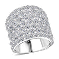 TLV Luxuriant Lab Grown Diamond (G, SI) Ring in Sterling Silver (Size 10.0) 5.00 ctw - Sticky add to cart bar