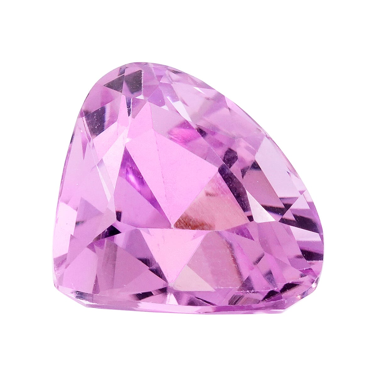 Last in Stock Certified and Appraised AAAA Patroke Kunzite (Fancy Free Size) 14.00 ctw