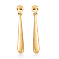 EverTrue Bronzella Collection Drop Earrings in 18K YG Plated Bronze - Sticky add to cart bar