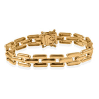 EverTrue Bronzella Collection Bracelet in 18K YG Plated Bronze (6.50 In)