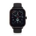 D8_PRO Smart Watch with Black and Orange Silicone Strap and Earbuds - Sticky add to cart bar