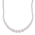 Pearl Necklace in Silvertone 20-22 Inches - Sticky add to cart bar