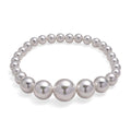 White Shell Pearl Stretch Bracelet (7-7.5In) - Sticky add to cart bar