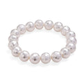 Shell Faceted Pearl Slip-On Stretch Bracelet (7-7.5In) - Sticky add to cart bar